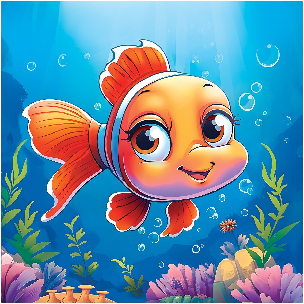 Пазл  16 эл. Maxi ТРИ СОВЫ "Рыбка-клоун"РОССИЯ ТРИ СОВЫ ТРИ СОВЫ  ТНВЭД 9503006900