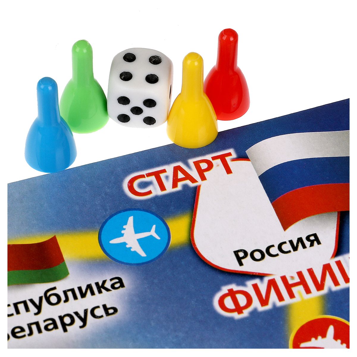 Игра настольная Умные игры "Ходилка. Флаги мира",картонная коробка РОССИЯ Умные игры Симбат  ТНВЭД 9504908009