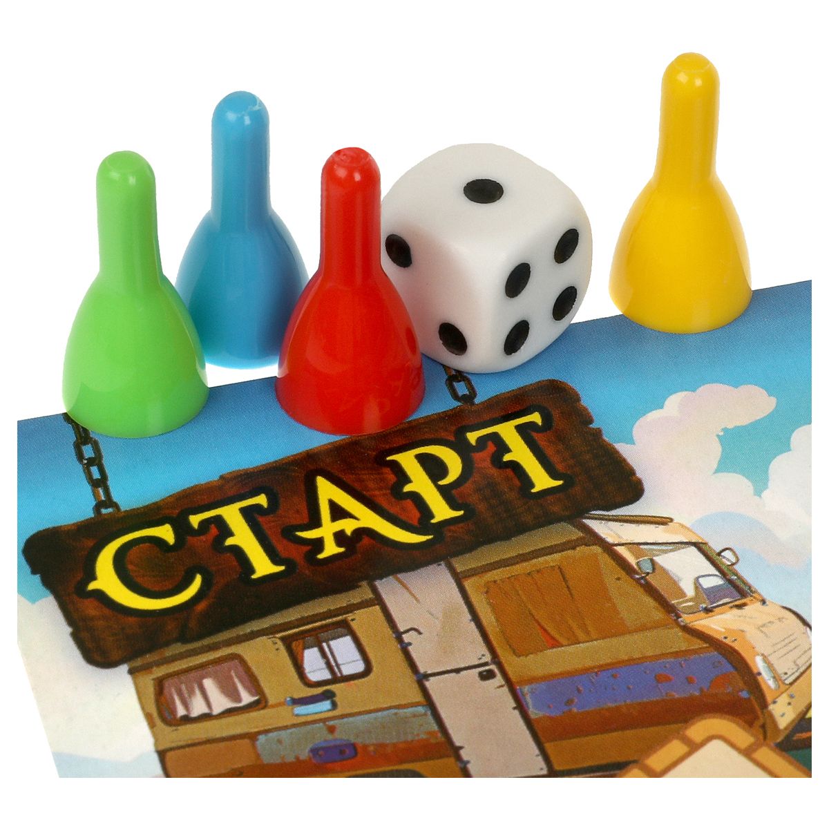 Игра настольная Умные игры "Ходилка. Волшебник Изумрудного города", картонная коробка РОССИЯ Умные игры Симбат  ТНВЭД 9504908009