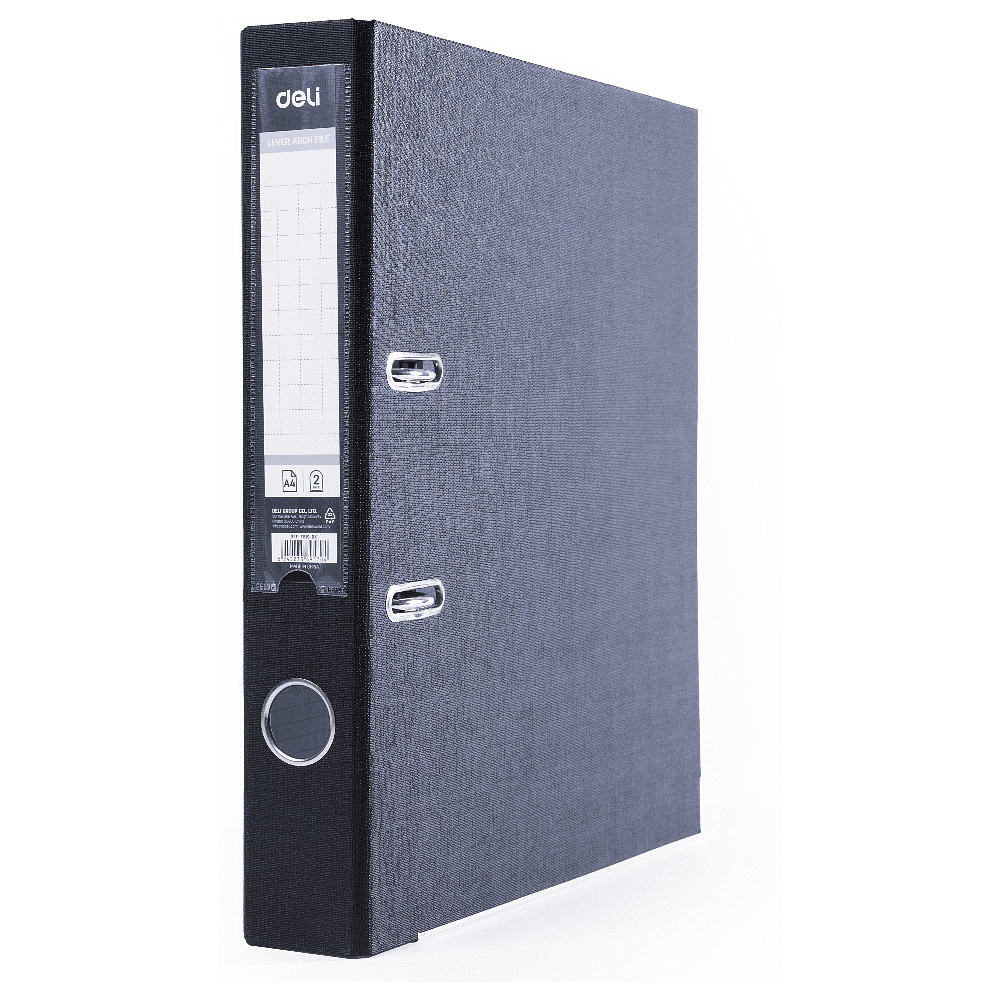 553 Регистратор А4 50 мм., ПВХ черный