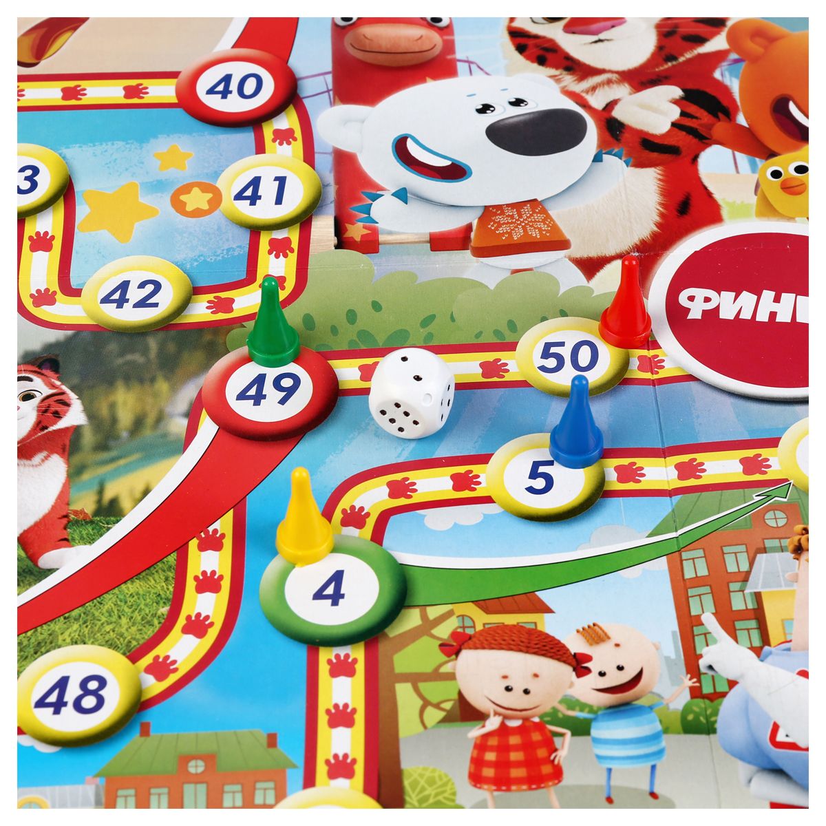 Игра настольная Умные игры "Ходилка. Мульт", картонная коробка РОССИЯ Умные игры Симбат  ТНВЭД 9504908009
