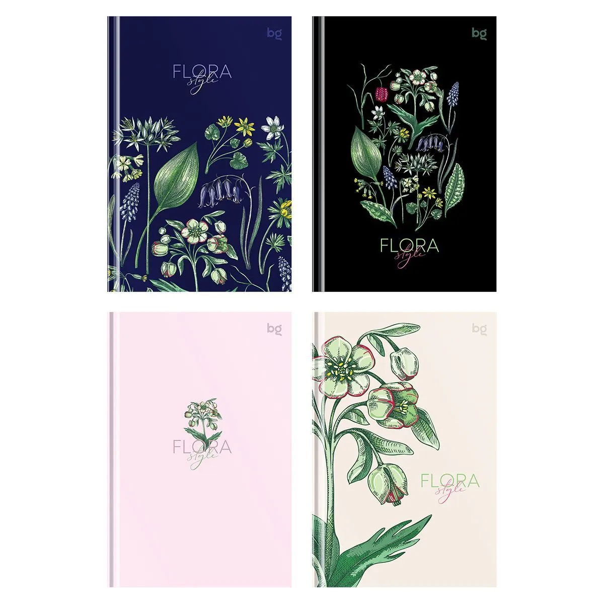 Бизнес-блокнот А6, 64л., евроформат, BG "Beautifulflowers", матовая ламинация, тиснение фольгой РОССИЯ BG БиДжи  ТНВЭД 4820103000