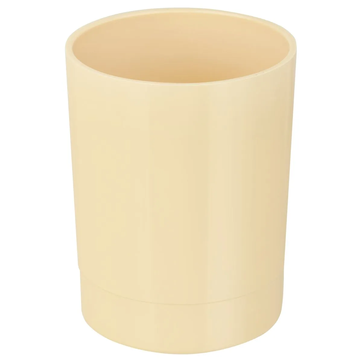 Подставка-стакан СТАММ "Лидер", пластиковая, круглая, бежевая РОССИЯ СТАММ СТАММ  ТНВЭД 3926100000