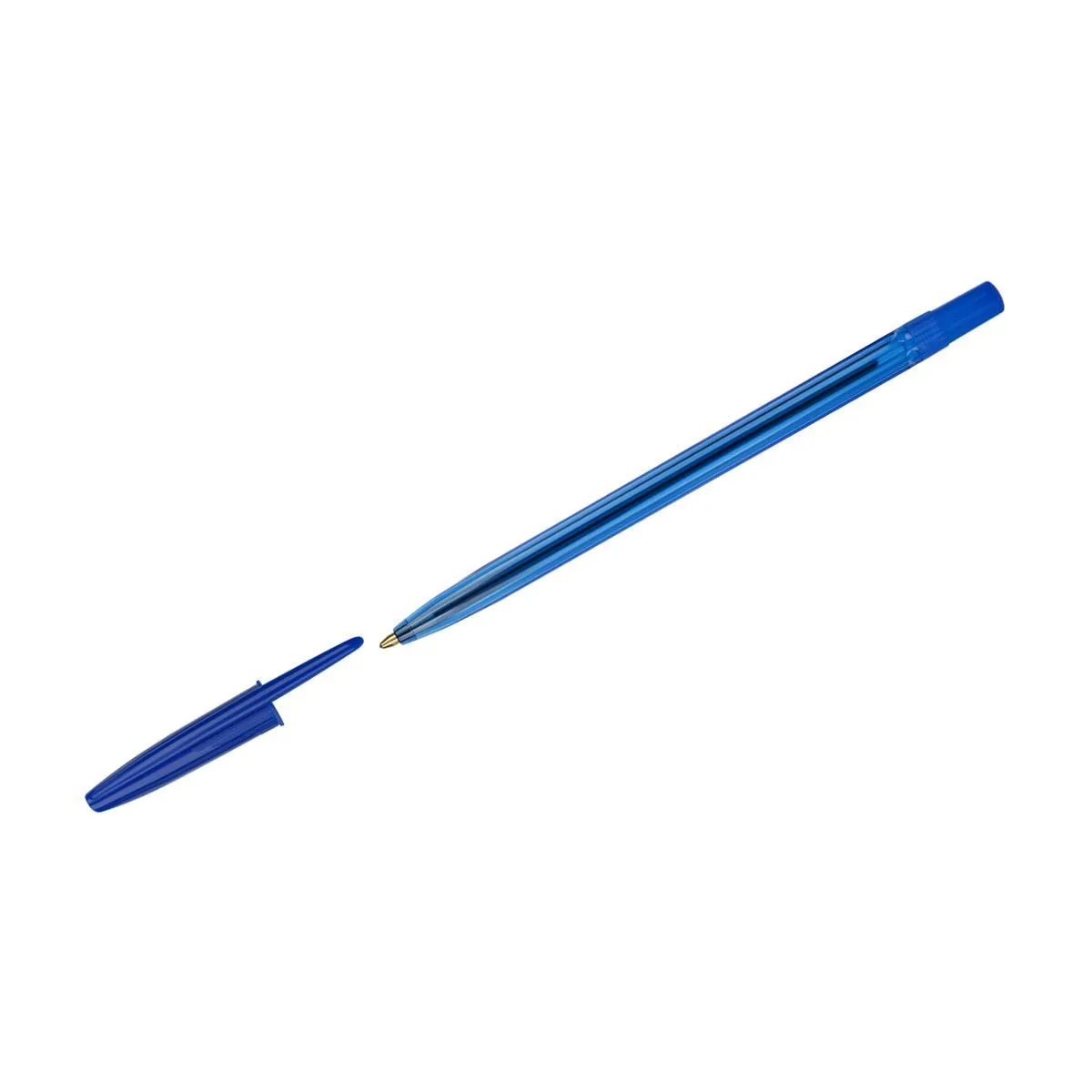 Ручка шариковая СТАММ "111" синяя, 1,0мм, тонированный корпус РОССИЯ СТАММ СТАММ  ТНВЭД 9608101000