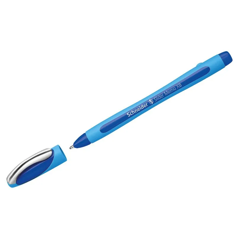 Ручка шариковая Schneider "Slider Memo XB" синяя,1,4мм, грип ГЕРМАНИЯ Schneider Schneider 10131010/040425/5108380/3 ТНВЭД 9608109900