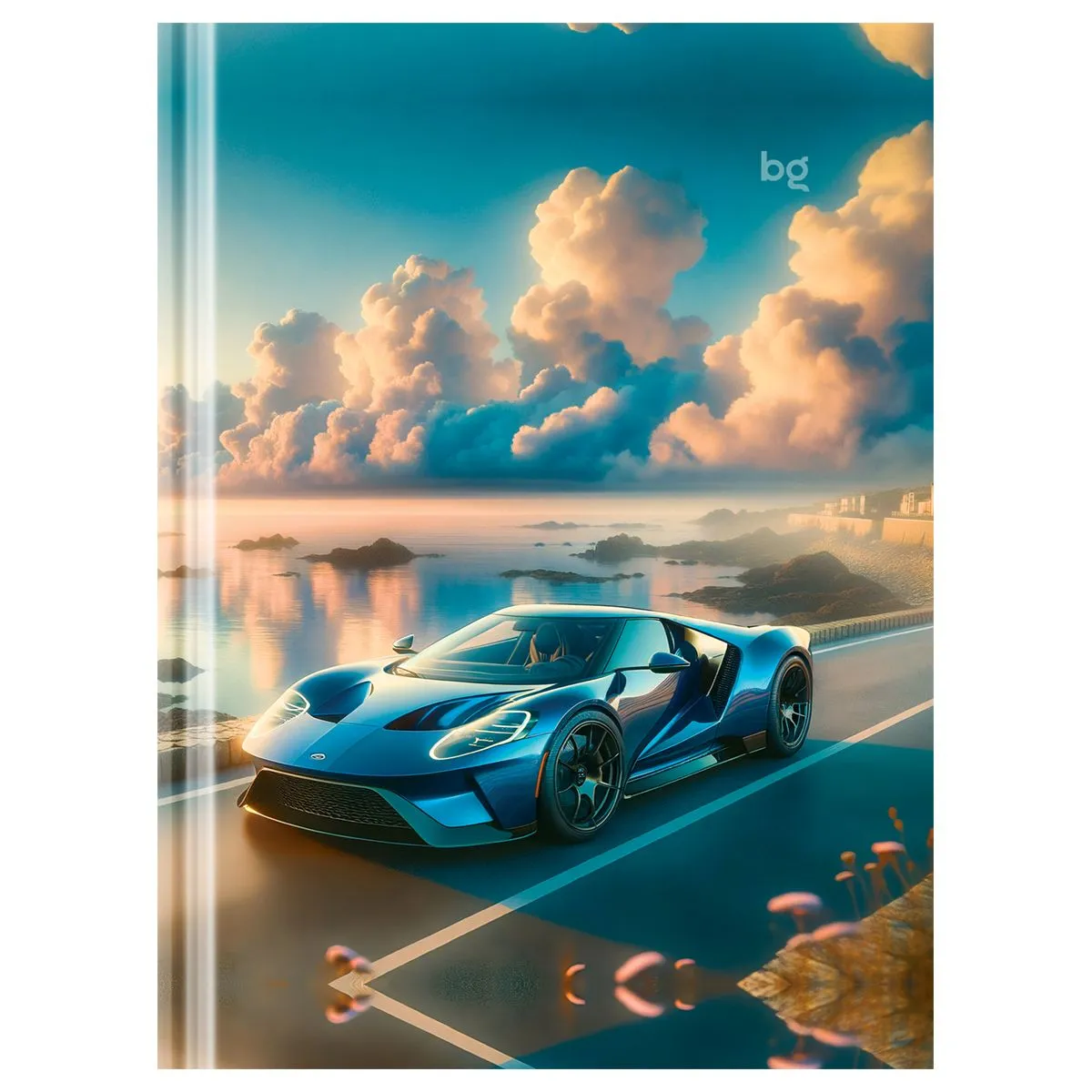 Бизнес-блокнот А6, 64л., BG "Sportcar", глянцеваяламинация РОССИЯ BG БиДжи  ТНВЭД 4820103000