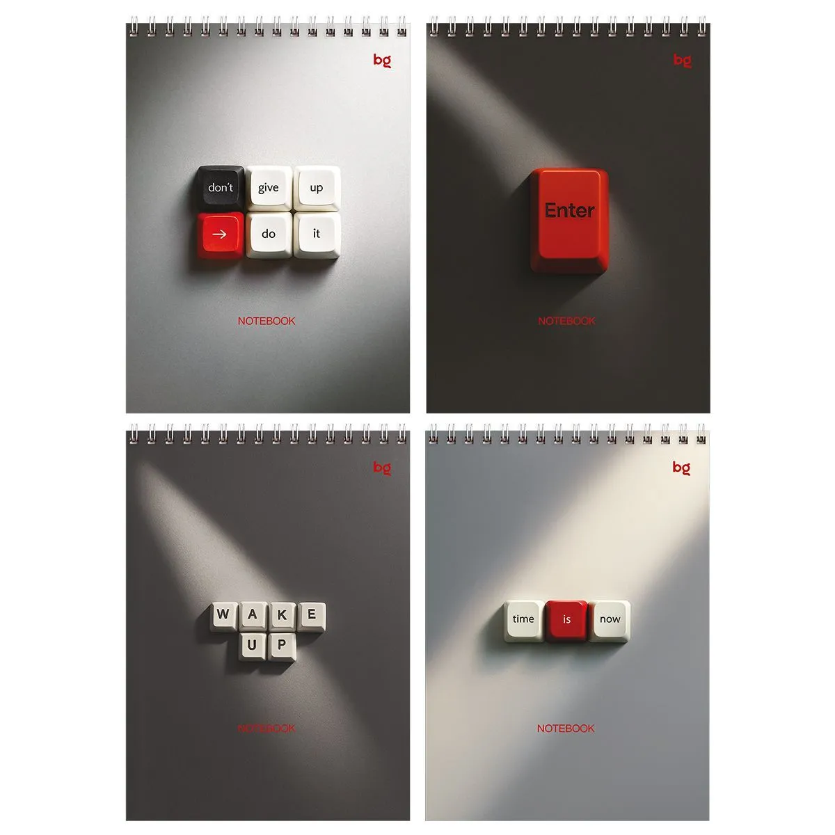 Блокнот А5 60л. на гребне BG "Push the button", твердая подложка РОССИЯ BG БиДжи  ТНВЭД 4820103000